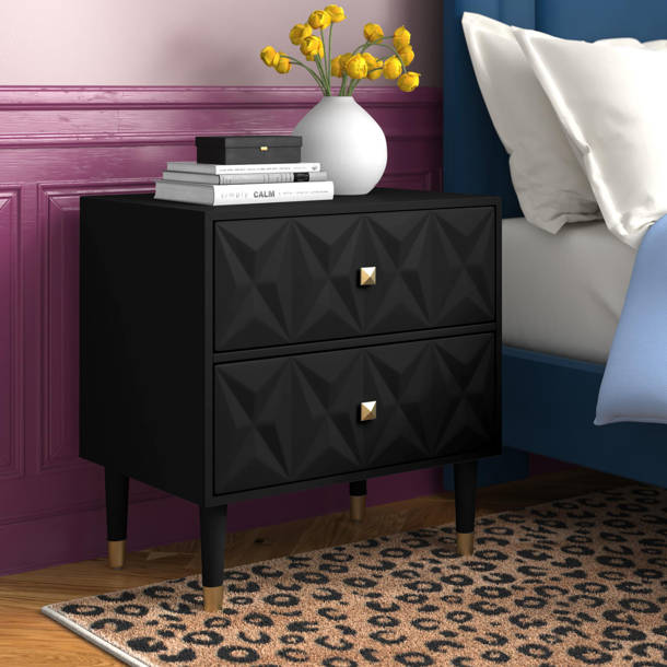AllModern Capra 2 Drawer Nightstand & Reviews Wayfair